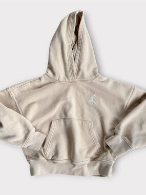 Jordan Kids' Brooklyn Fleece Pullover Hoodie Legend LT Brown Size Small 8/10